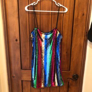 Mini Multi-colored sequence dress